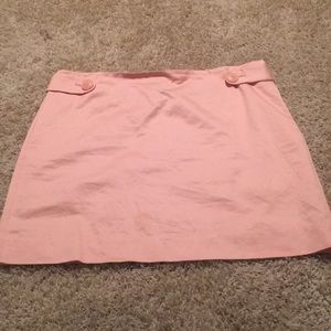 Pink j crew mini skirt